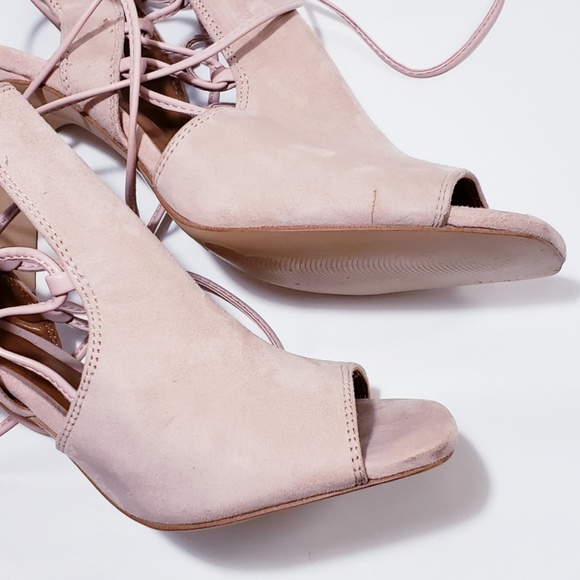 H Halston Zoe Ankle Tie Heeled Sandals - Picture 7 of 7